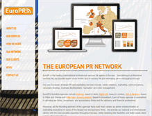 Tablet Screenshot of euro-pr.com